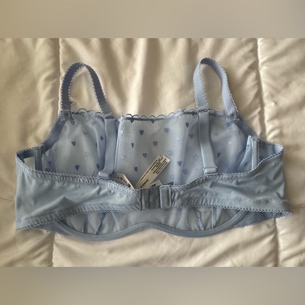 Victoria's Secret PINK Wink Unlined Scoop Bra Size XXL 
Harbor Blue - Picture 5 of 9